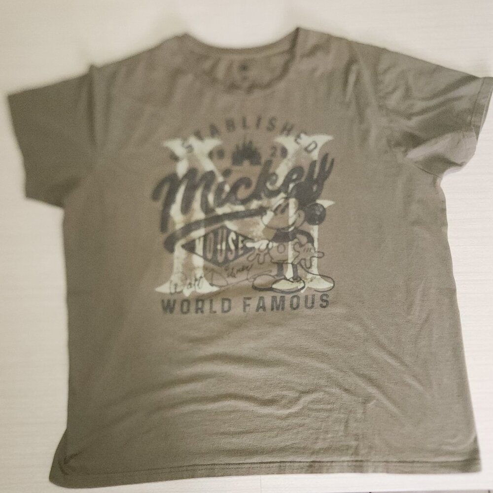 Walt Disney World Famous Vintage T-Shirt - Olive Green